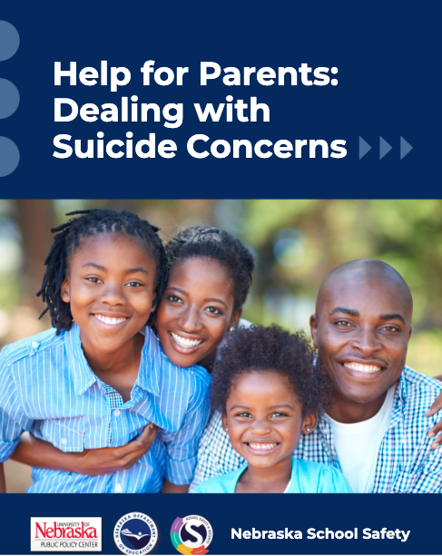 Help for Parents Dealing with Suicide Concerns Guide titled Help for Parents Dealing with Suicide Concerns